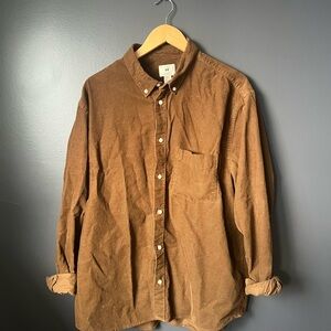 H&M Brown Corduroy Shirt (XXL)